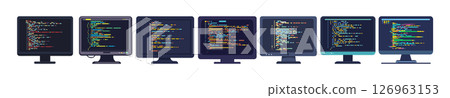 Multiple Monitors Display Setup 126963153