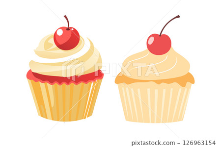 Cherry Cupcakes Recipe Images 126963154