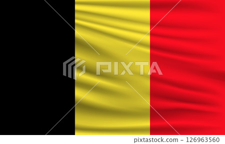 Vector flag of Belgium Vector flag of Belgium 126963560