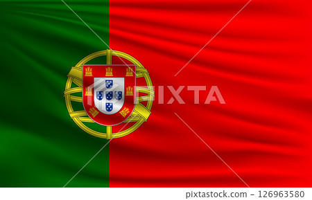 Vector flag of Portugal Vector flag of Portugal 126963580