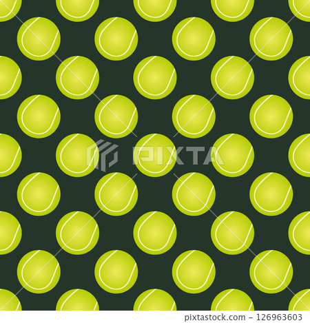 Balls tennis seamless pattern design. Balls tennis seamless pattern design. 126963603