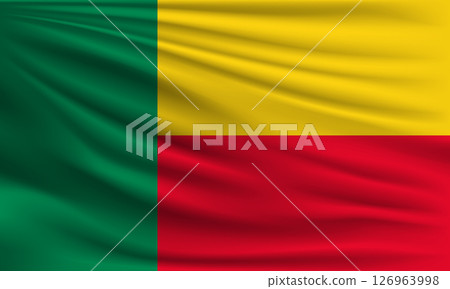 Vector flag of Benin Vector flag of Benin 126963998