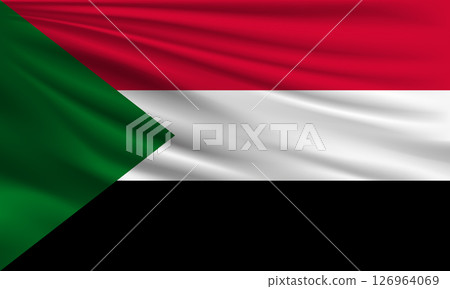 Vector flag of Sudan Vector flag of Sudan 126964069