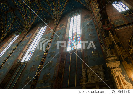 波蘭克拉科夫的聖瑪麗大教堂 波蘭克拉科夫的聖瑪麗大教堂 126964158