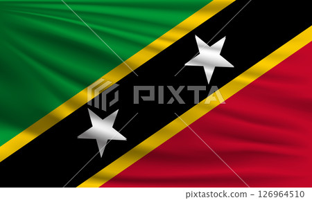 Vector flag of Saint Kitts and Nevis Vector flag of Saint Kitts and Nevis 126964510