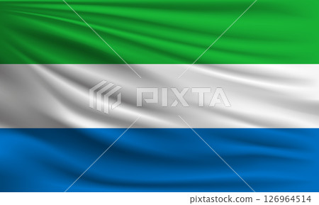 Vector flag of Sierra Leone 126964514