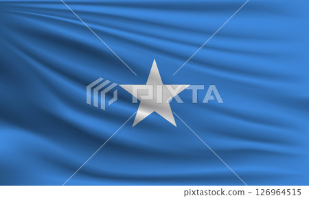 Vector flag of Somalia Vector flag of Somalia 126964515