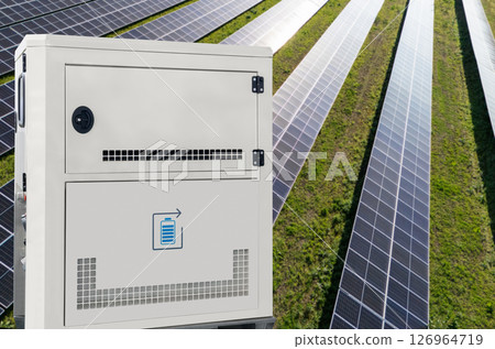 Solar power station with energy storage Solar power station with energy storage 126964719