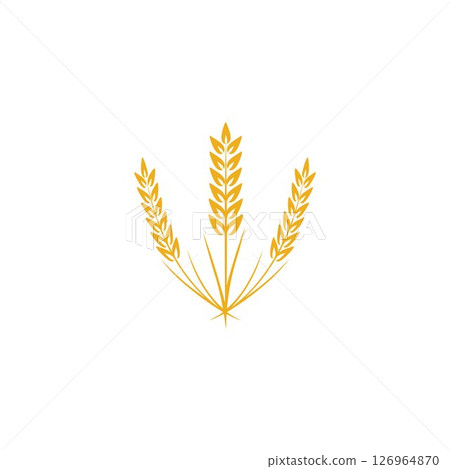 Agriculture Wheat logo template vector icon design Agriculture Wheat logo template vector icon design 126964870