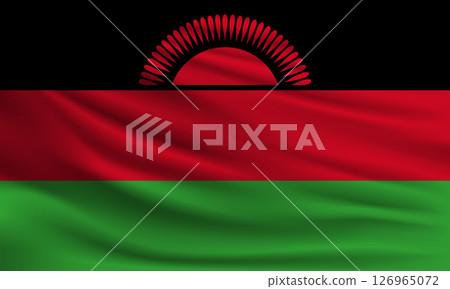 Vector flag of Malawi 126965072