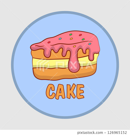 Cake cafe or bakery logo design. 126965152