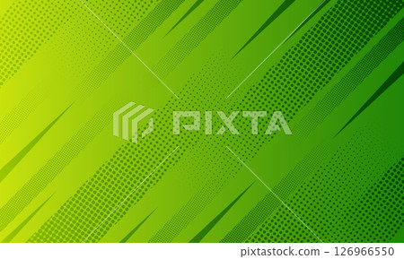 Light green vector blurred background colorful illustration in halftone style. 126966550