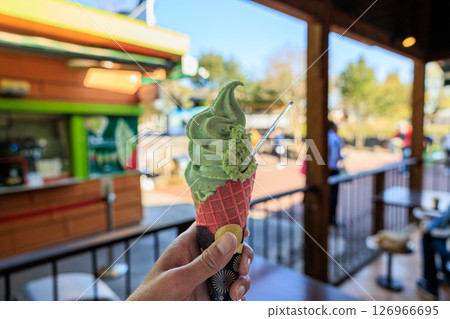 [長野縣] 安曇野大王芥末農場芥末軟冰淇淋 126966695