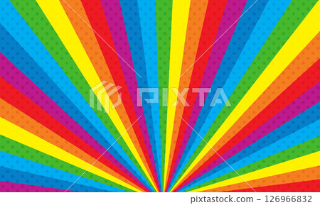 Background colorful halftone rainbow vector. Background colorful halftone rainbow vector. 126966832