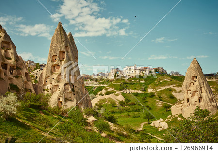 Cave houses in Cappadocia region of Turkey 126966914