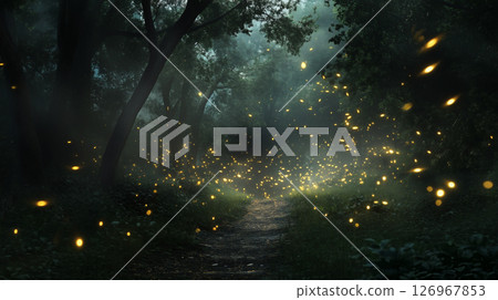 螢火蟲飛舞的風景 126967853