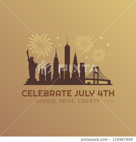 Celebrate July 4th with American Landmarks Celebrate July 4th with American Landmarks 126967899
