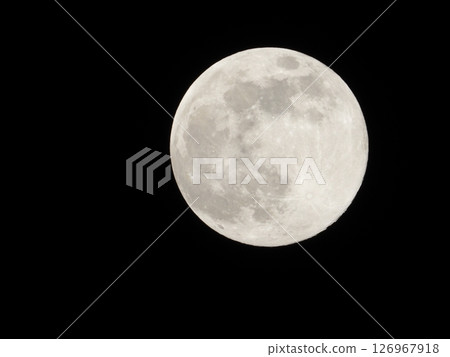 A photograph of the full moon. A photograph of the full moon. 126967918