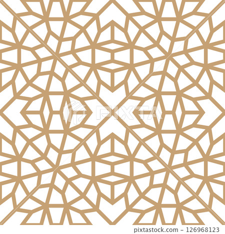 Islamic background with traditional style arabic. Seamless pattern for card, background, fabric or abstract design. Muslim ornament. Islamic background with traditional style arabic. Seamless pattern for card, background, fabric or abstract design. Muslim ornament. 126968123