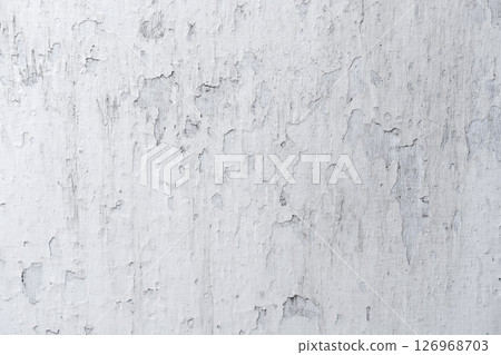 old peeling white painted wall 126968703