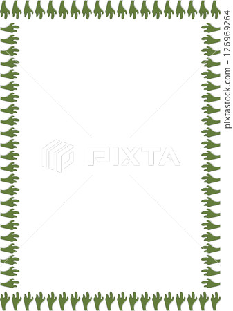 Cactus frame. Wild west Arizona border with empty space for your text Cactus frame. Wild west Arizona border with empty space for your text 126969264