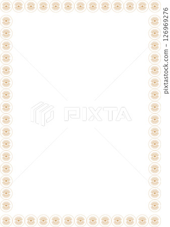 Mystic eye frame. Vector celestial prediction eye template for your text. Eye of Providence 126969276