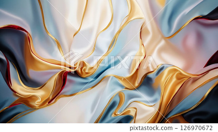 Soft cloth background material AI generated material 126970672