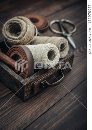 Tools and accessories for handicrafts or gift wrapping 126970975