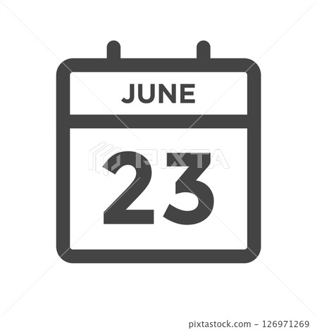 June 23 Calendar Day or Calender Date for Deadlines or Appointment June 23 Calendar Day or Calender Date for Deadlines or Appointment 126971269