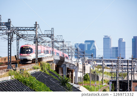 [Kintetsu Nagoya Line] Ise-Shima Liner heading to Kashishima Island 126971332