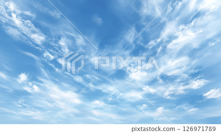 美麗的多雲天空景觀 126971789