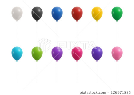 Vector 3d Realistic Colorful Balloon Icon Set, Isolated. Realistic Glossy Balloons in Red Blue Yellow Pink Green for Party, Celebration, Birthday Design. Balloon Clipart Elements, Icons for Event Vector 3d Realistic Colorful Balloon Icon Set, Isolated. Realistic Glossy Balloons in Red Blue Yellow Pink Green for Party, Celebration, Birthday Design. Balloon Clipart Elements, Icons for Event 126971885