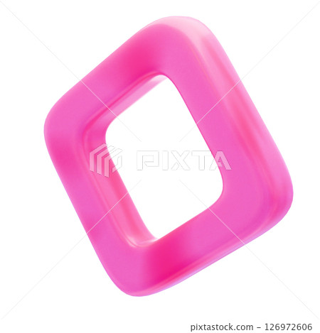 流行彩色抽象 3D 插畫 126972606