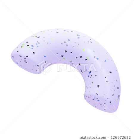 Pop colorful abstract 3D illustration 126972622