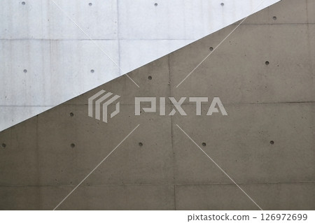 Image of exposed concrete on the outer wall Image of exposed concrete on the outer wall 126972699