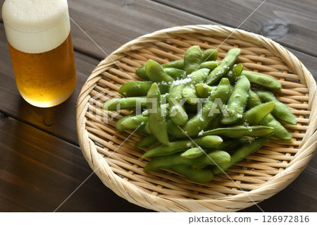 鹽煮毛豆 126972816