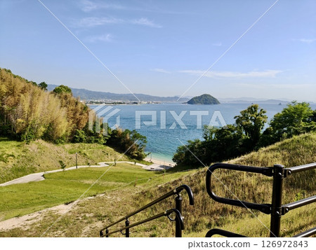 Sunny Beaches and Coastal Views of Fuwari Peninsula, Ehime, Japan Sunny Beaches and Coastal Views of Fuwari Peninsula, Ehime, Japan 126972843