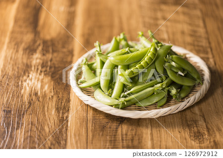 Fresh snap pea Fresh snap pea 126972912