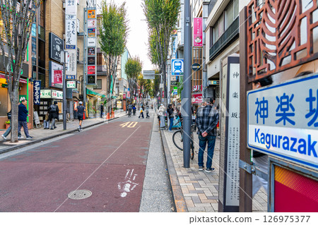 [Tokyo] Kagurazaka Street bustling with people 126975377