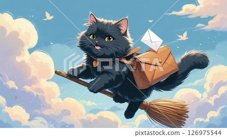 飛貓郵差-騎著魔法掃帚送信! 飛貓郵差-騎著魔法掃帚送信! 126975544