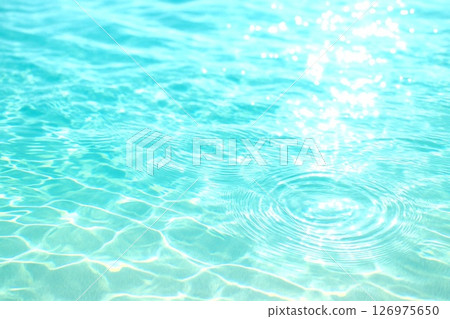 Sparkling water surface image background 126975650