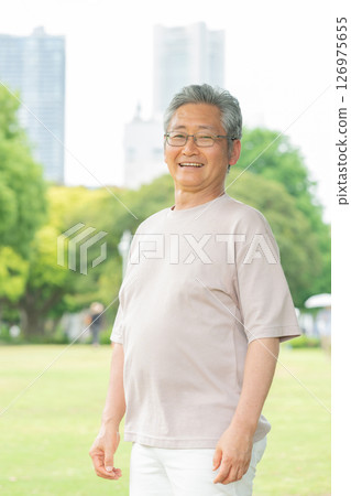 Senior men with a smile 126975655