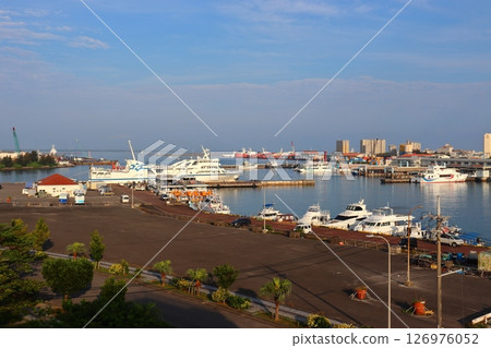 Panoramic view of Ishigaki Port Terminal (Misakicho Remote Island Terminal and Miyakonojo Yashima Pier) 126976052
