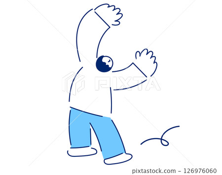 Stylish flat design character illustrations/illustrations 126976060