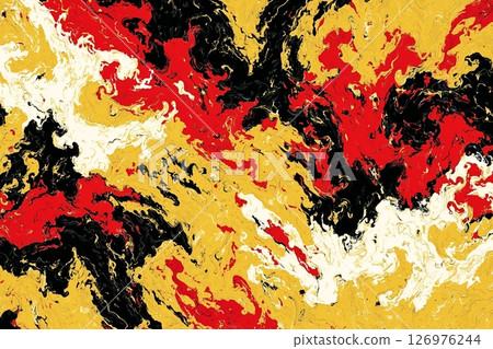 Stylish Japanese-style background material "AI generated image" 126976244