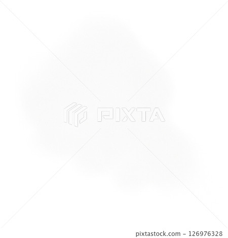 White sigh cloud with transparent background and clipping path 126976328