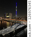 隅田川永代大橋與晴空塔的夜景 126976345