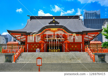 Hanazono Shrine, Shinjuku Ward, Tokyo, worship hall 126976415