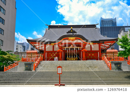 Hanazono Shrine, Shinjuku Ward, Tokyo, worship hall 126976418
