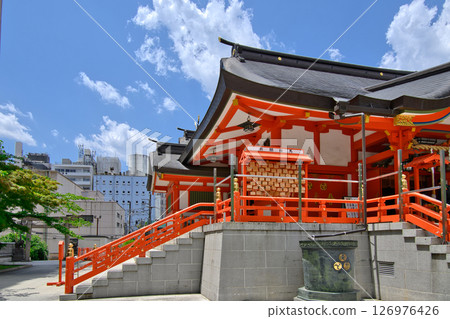 Hanazono Shrine, Shinjuku Ward, Tokyo, main hall 126976426